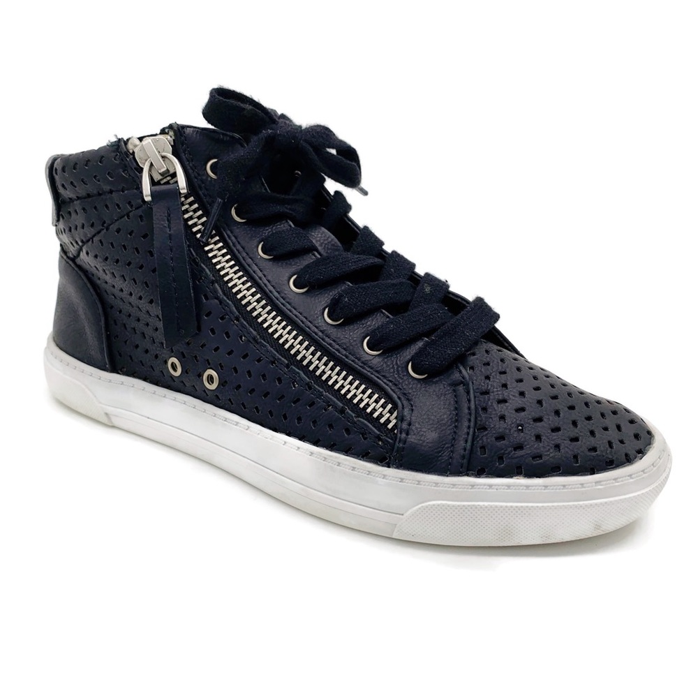 DV Dolce Vita perforated leather high top sneaker - Picture 4 of 8